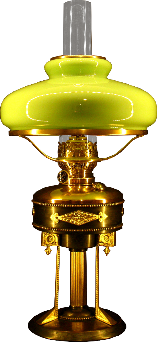 Antike Petroleumlampen, Steh- u. Tischlampen